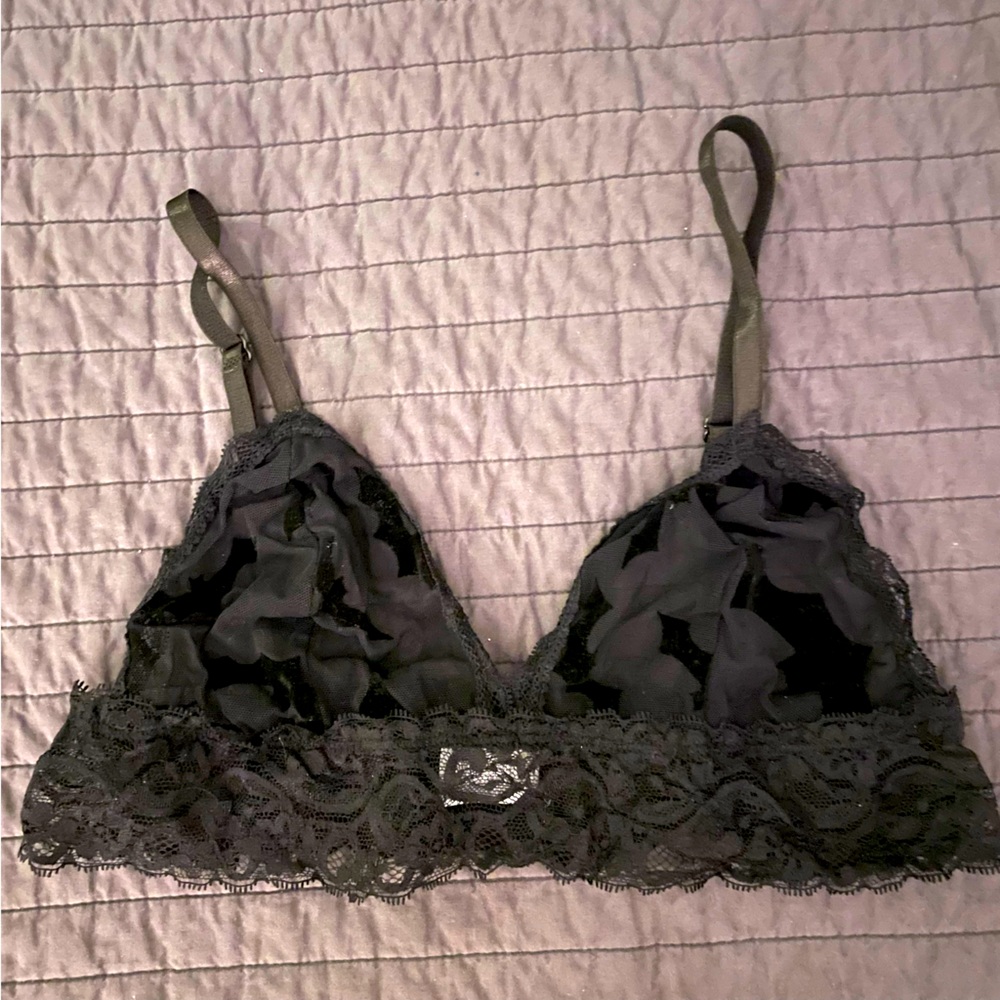 Sheer bat bralette